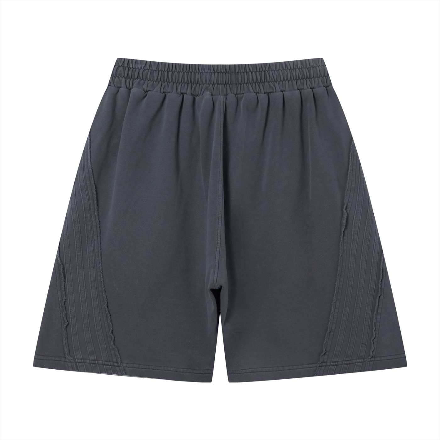 Dark Raw Edge Shorts