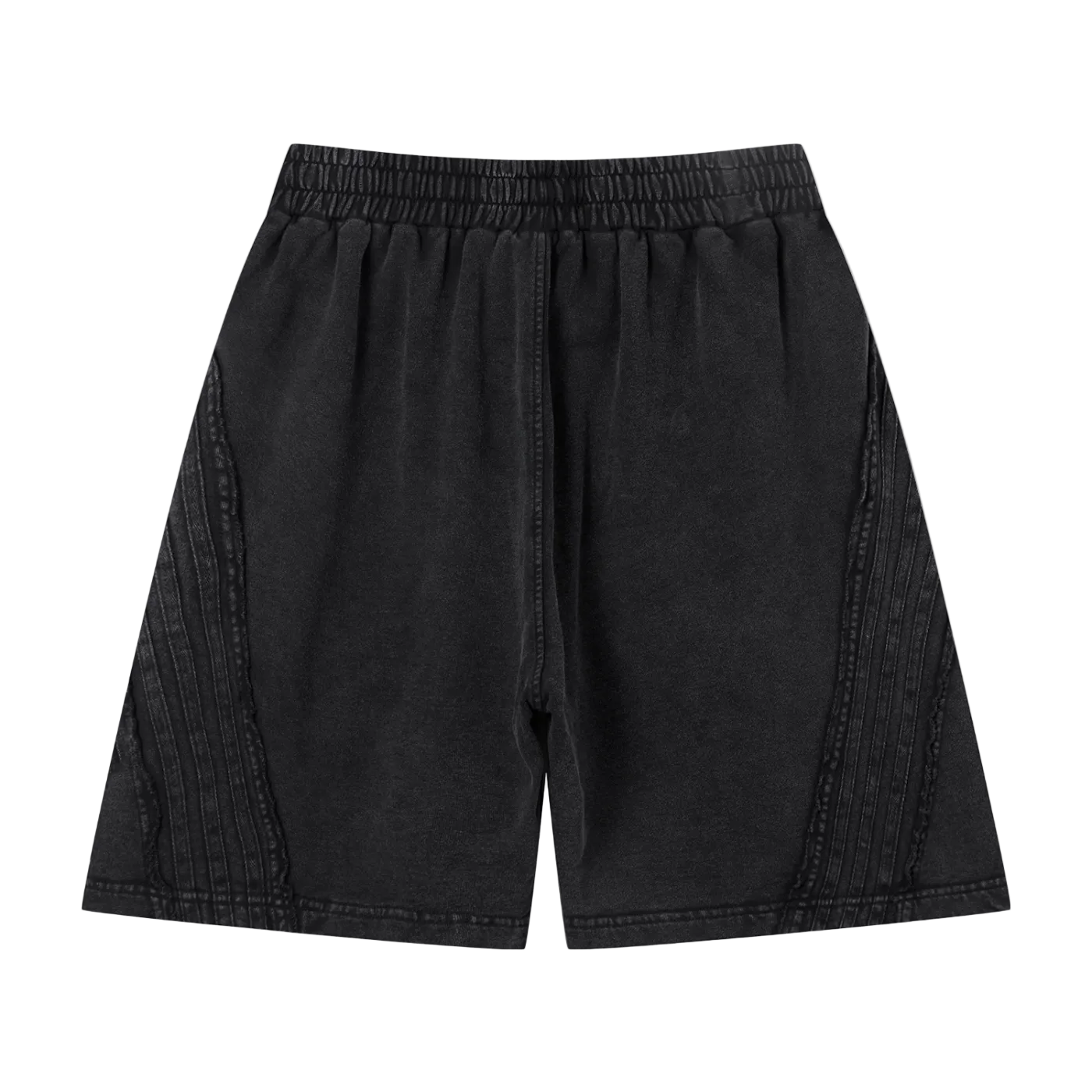 Dark Raw Edge Shorts