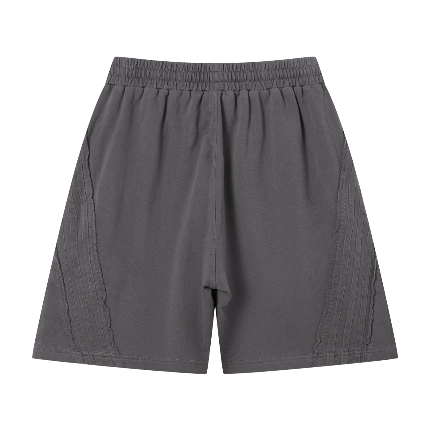 Dark Raw Edge Shorts